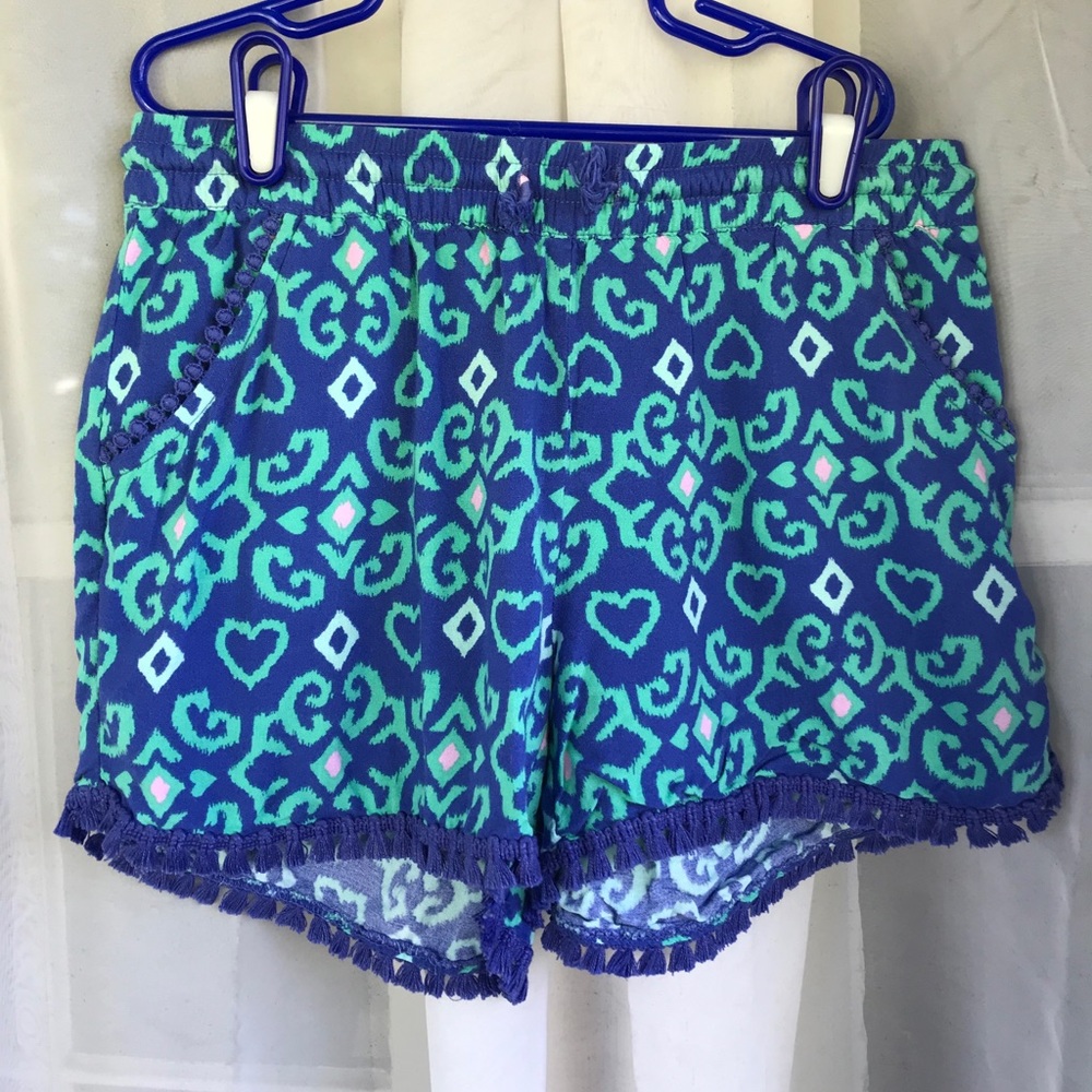 Fun printed shorts with tassel detail LIKE NEW